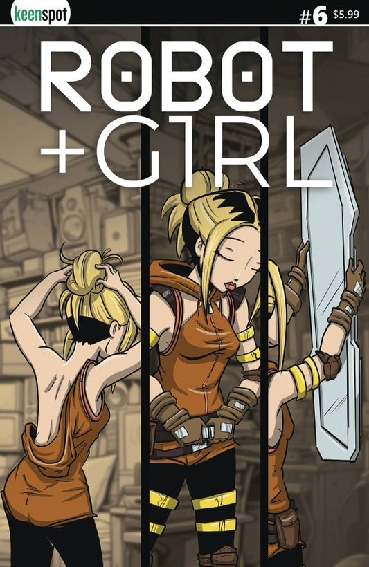 Robot + Girl #6 (Cover B Mike White Variant)