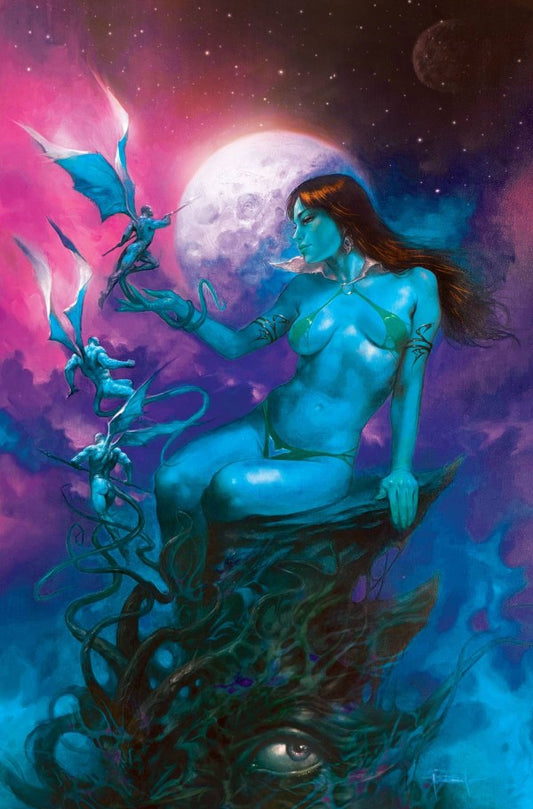 Vampirella #2 (Cover ZB 1:10 Lucio Parrillo Ultraviolet Virgin Variant)