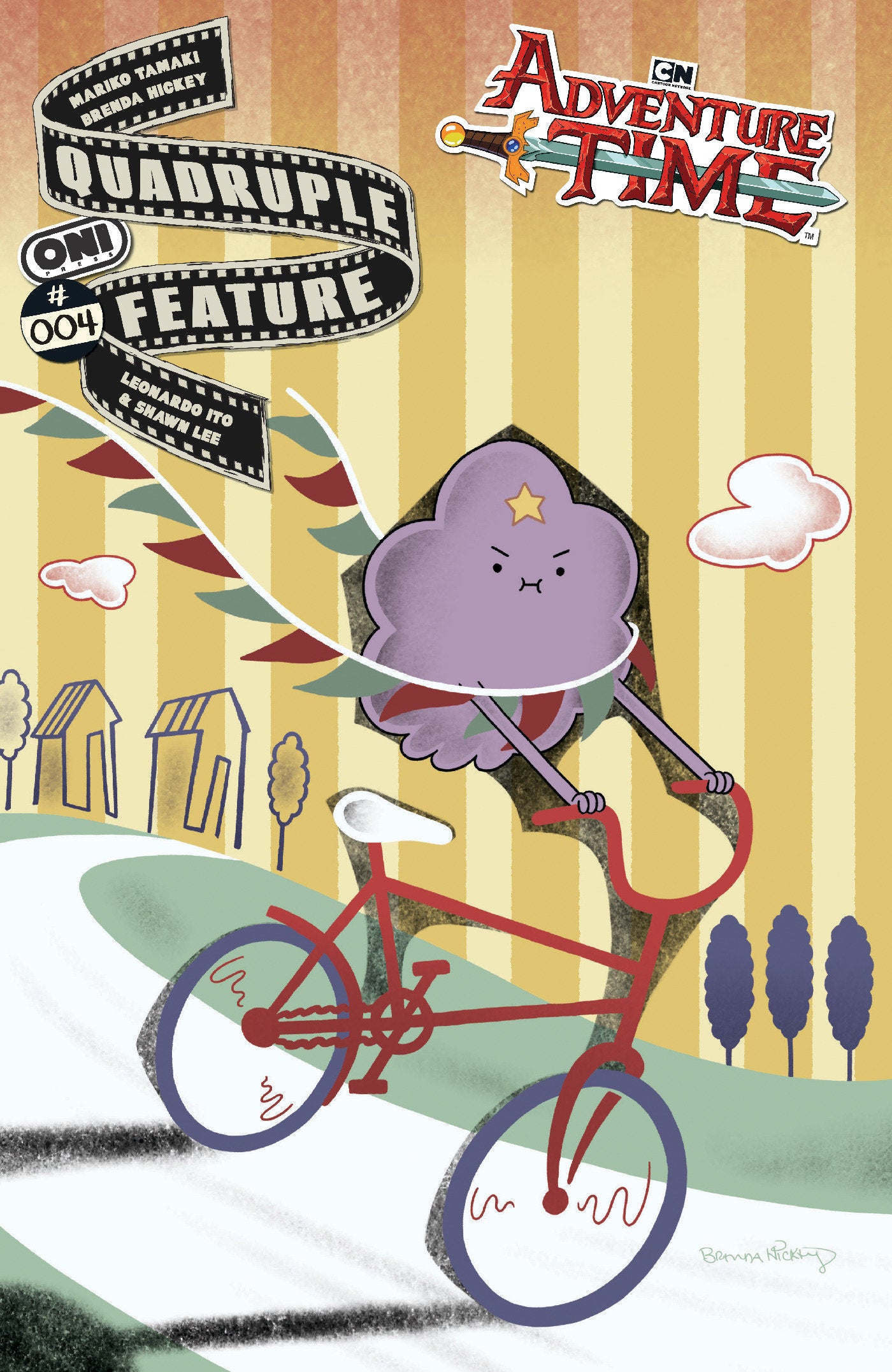 ADVENTURE TIME QUADRUPLE FEATURE #4 (CVR A BRENDA HICKEY) - PREORDER