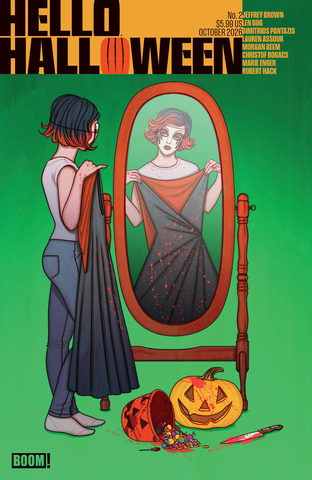 Hello Halloween #2 (B Variant (Dressed, Frison))
