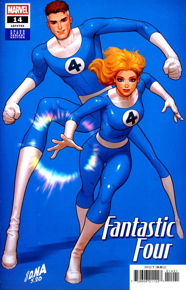 Fantastic Four #14 (David Nakayama Color Block Blue Variant)