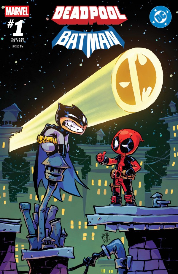Marvel / DC: Deadpool / Batman #1 (Skottie Young Variant)