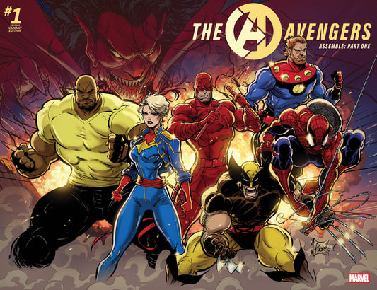 AVENGERS #1 (KAARE ANDREWS WRAPAROUND VARIANT) - PREORDER