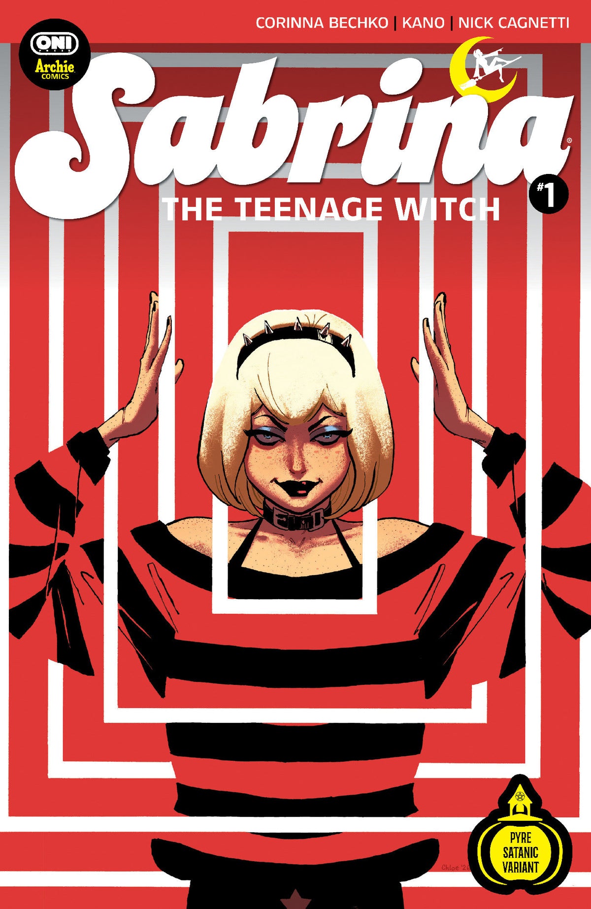 Sabrina the Teenage Witch #1 (Cover W Chloe Brailsford Midnight Release Pyre Satanic VAR) - PREORDER