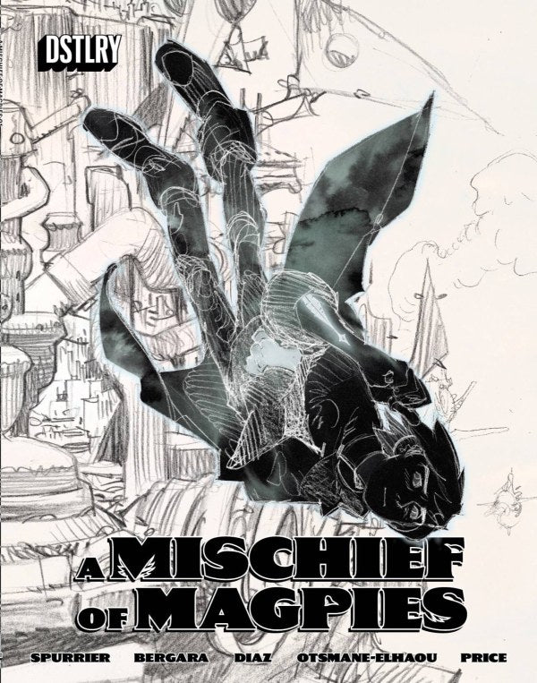 A Mischief of Magpies #1 (Cover C 1:10 Matías Bergara Black & White Variant)