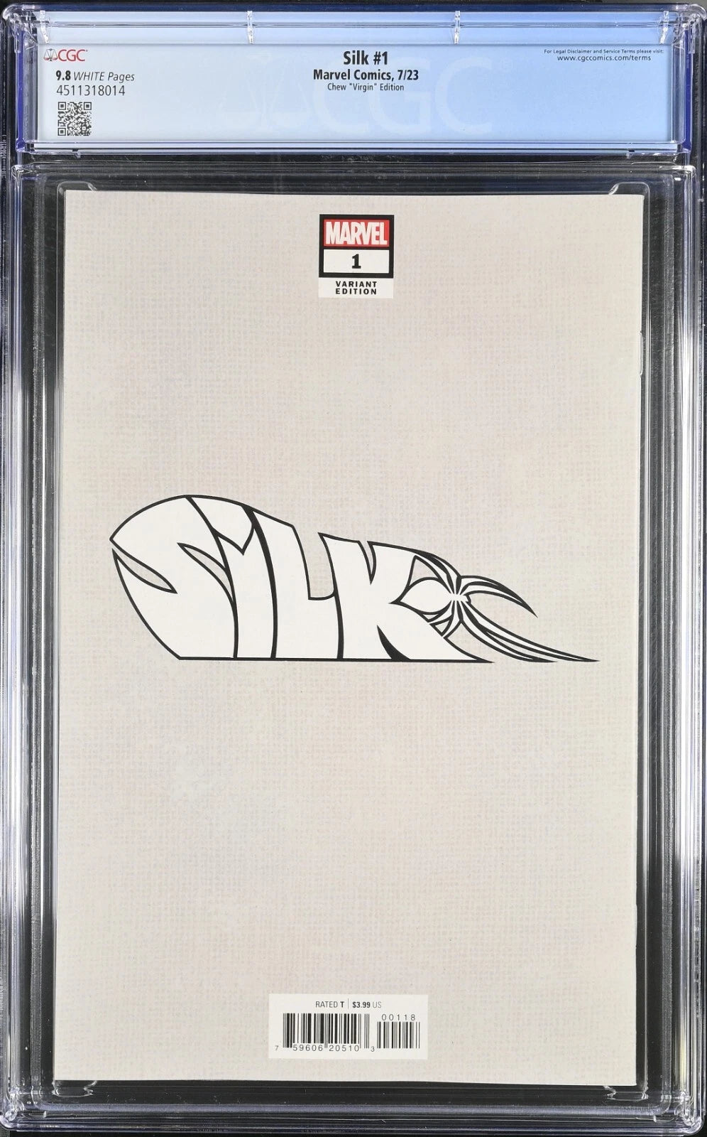 Silk #1 (1:50 Derrick Chew Virgin Variant)