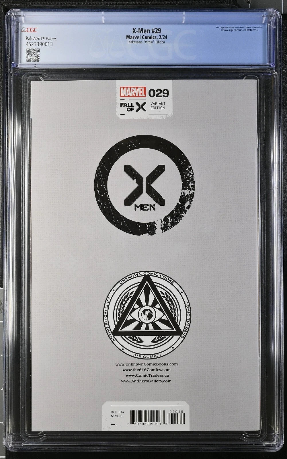 X-Men #29 (Unknown Comics / 616 Comics / Comic Traders / Antihero Gallery David Nakayama Variant)