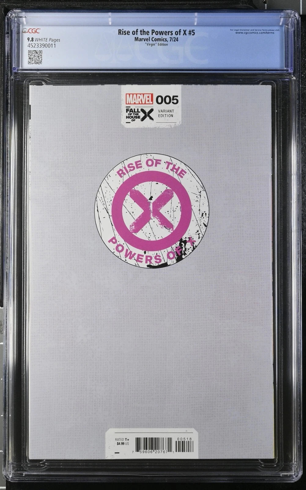 Rise of the Powers of X #5 (1:100 R. B. Silva Virgin Variant)