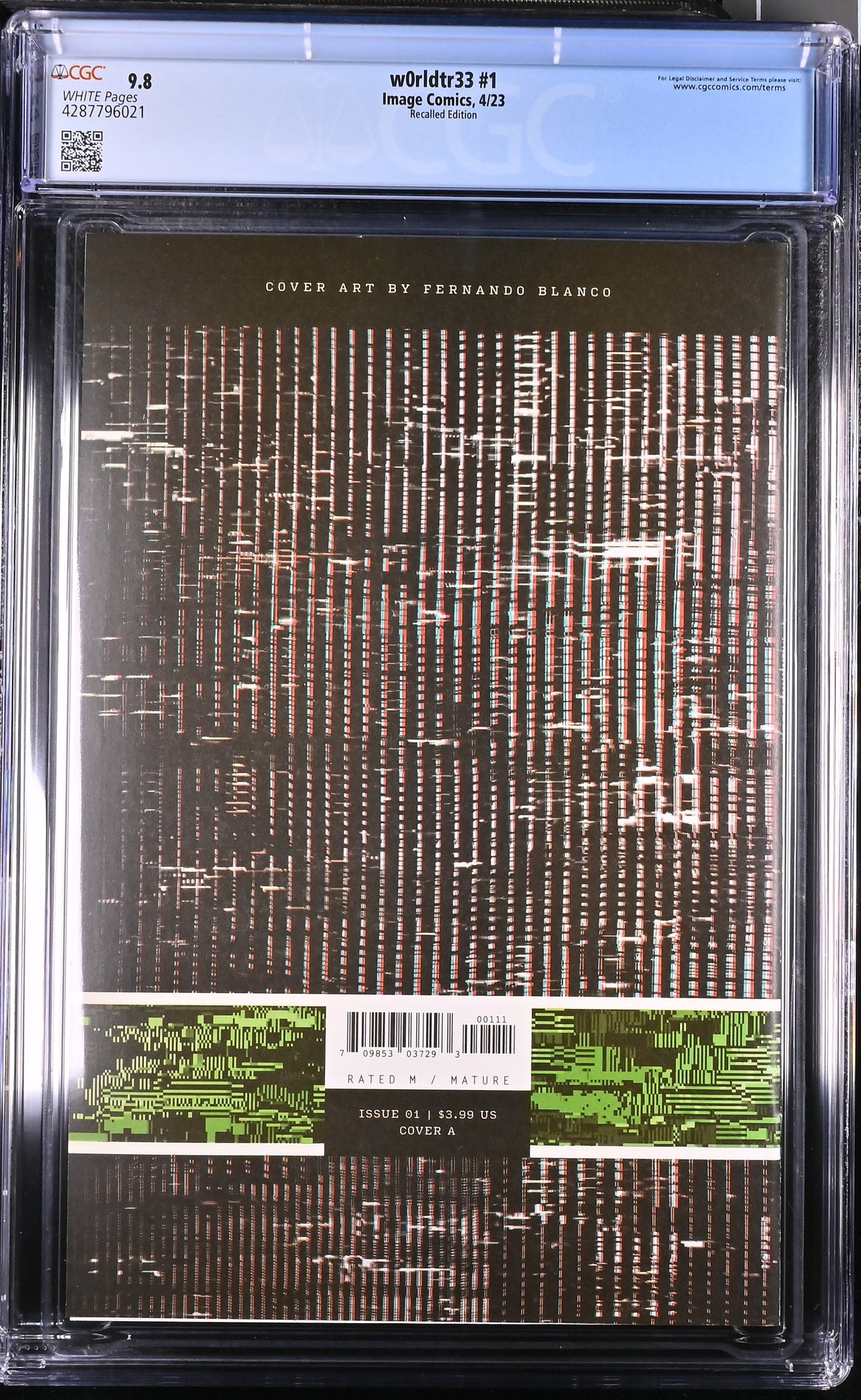 w0rldtr33 #1 (Recalled Edition) CGC 9.8