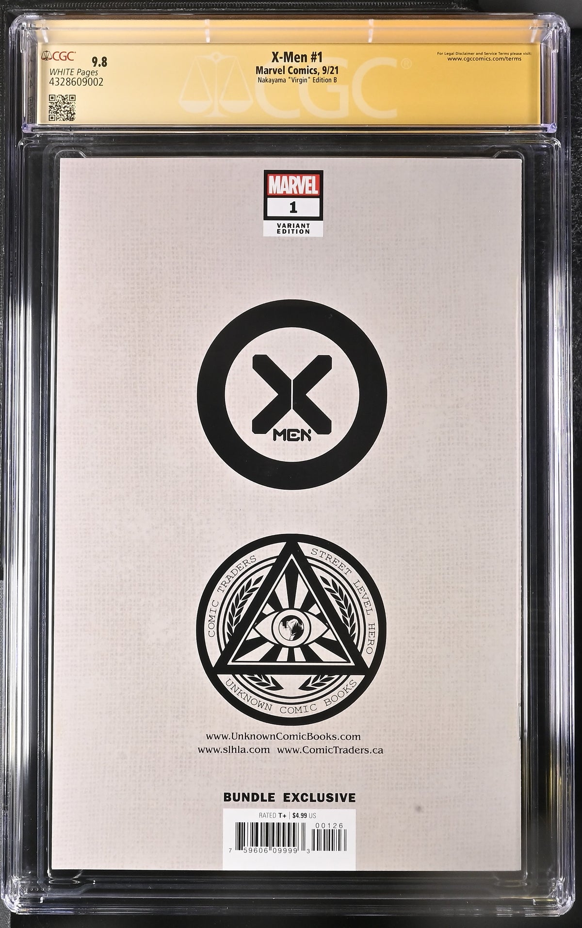 X-Men #1 (Nakayama "Virgin" Edition B) CGC SS 9.8