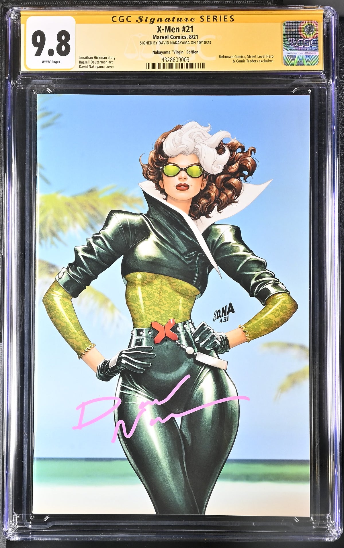 X-Men #21 (Nakayama "Virgin" Edition) CGC SS 9.8