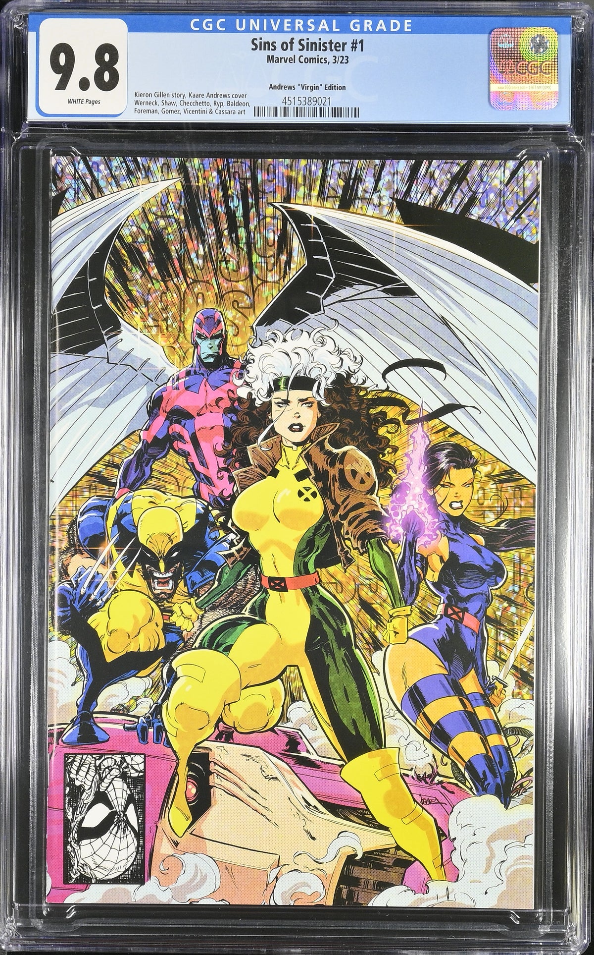 Sins of Sinister #1 (Unknown Comics Andrews Virgin Variant) CGC 9.8