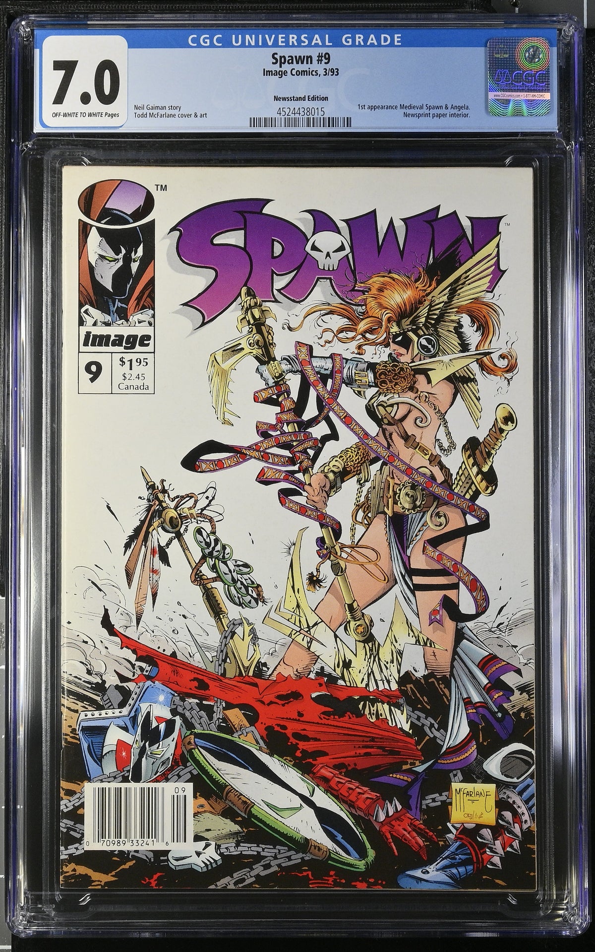 Spawn #9 (Newsstand Edition) CGC 7.0