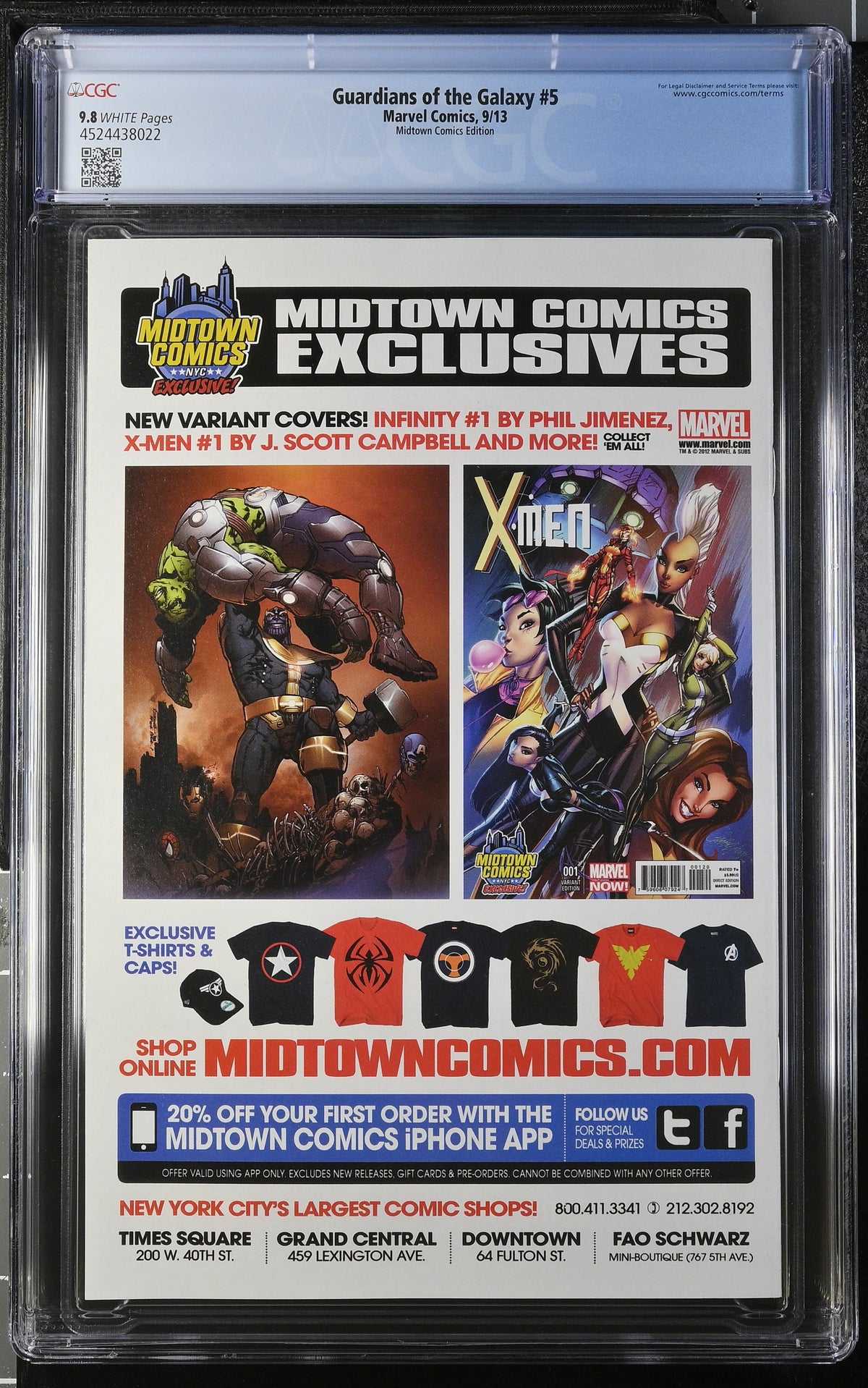 Guardians of the Galaxy #5 (Midtown Comics Mark Brooks Variant) CGC 9.8
