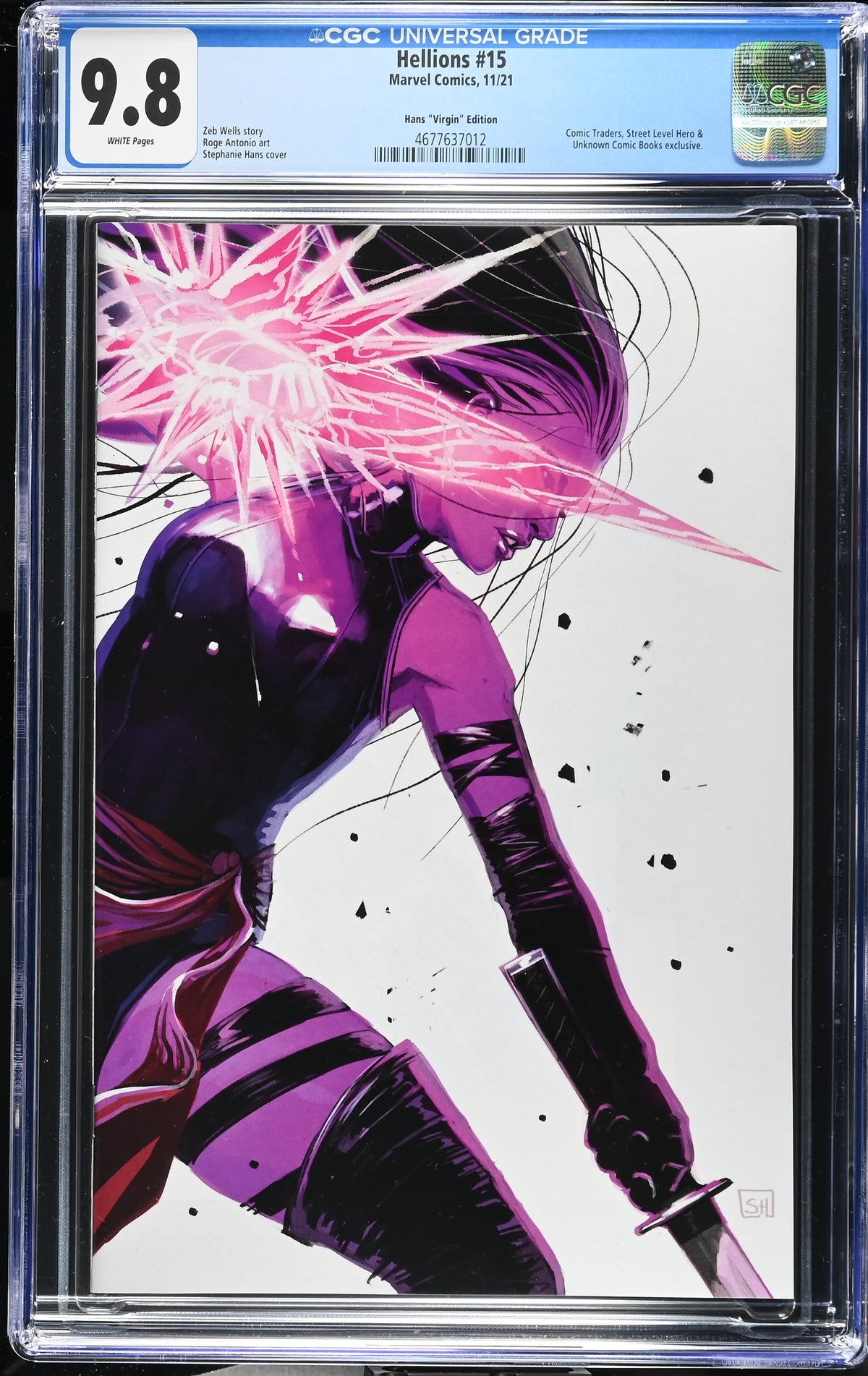 Hellions #15 (Hans "Virgin" Edition) CGC 9.8
