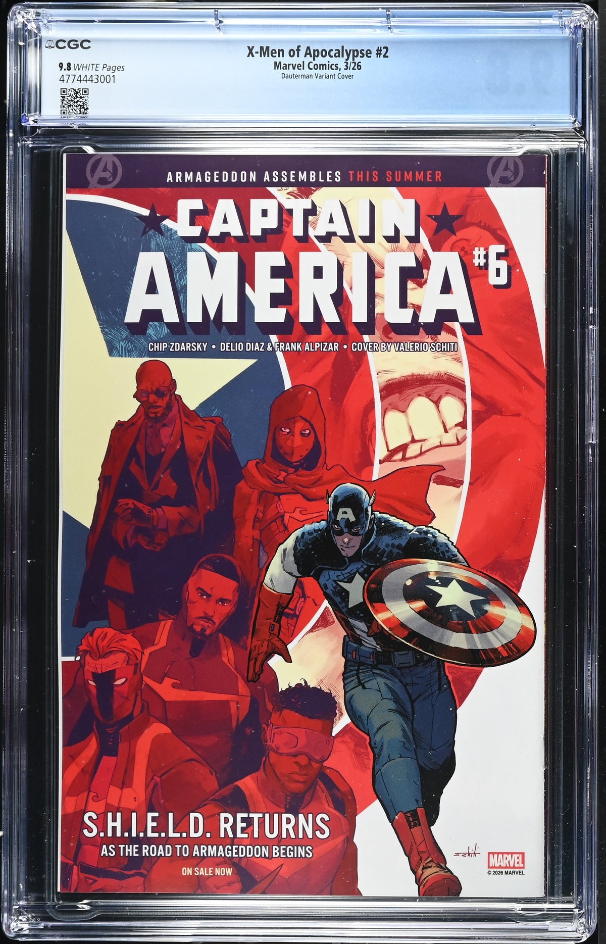 X-Men of Apocalypse #2 (1:25 Russell Dauterman Variant) CGC 9.8
