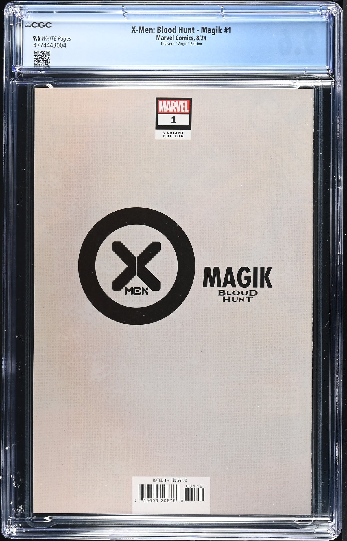 X-Men: Blood Hunt - Magik #1 (1:50 Ivan Talavera Virgin Variant) CGC 9.6