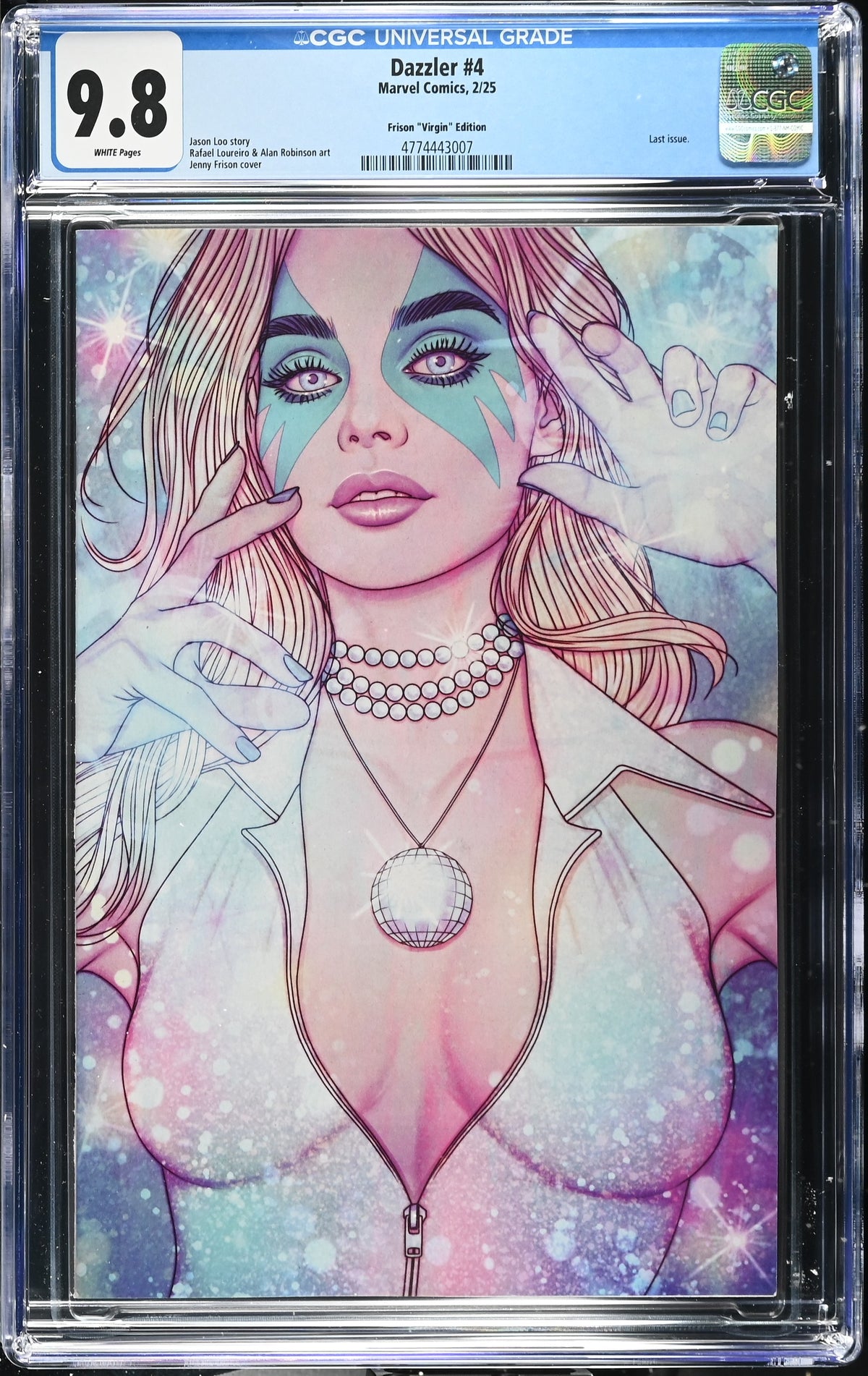 Dazzler #4 (Frison "Virgin" Edition) CGC 9.8