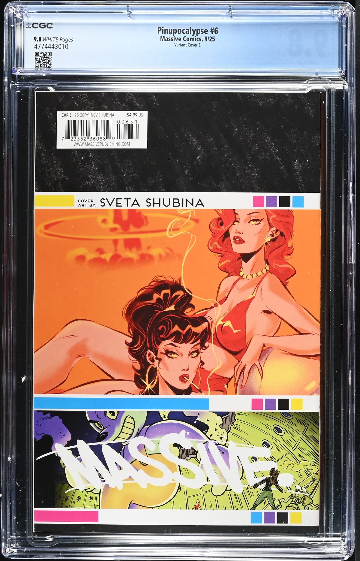 Pinupocalypse #6 (Cover E 1:25 Sveta Shubina Virgin Variant) CGC 9.8