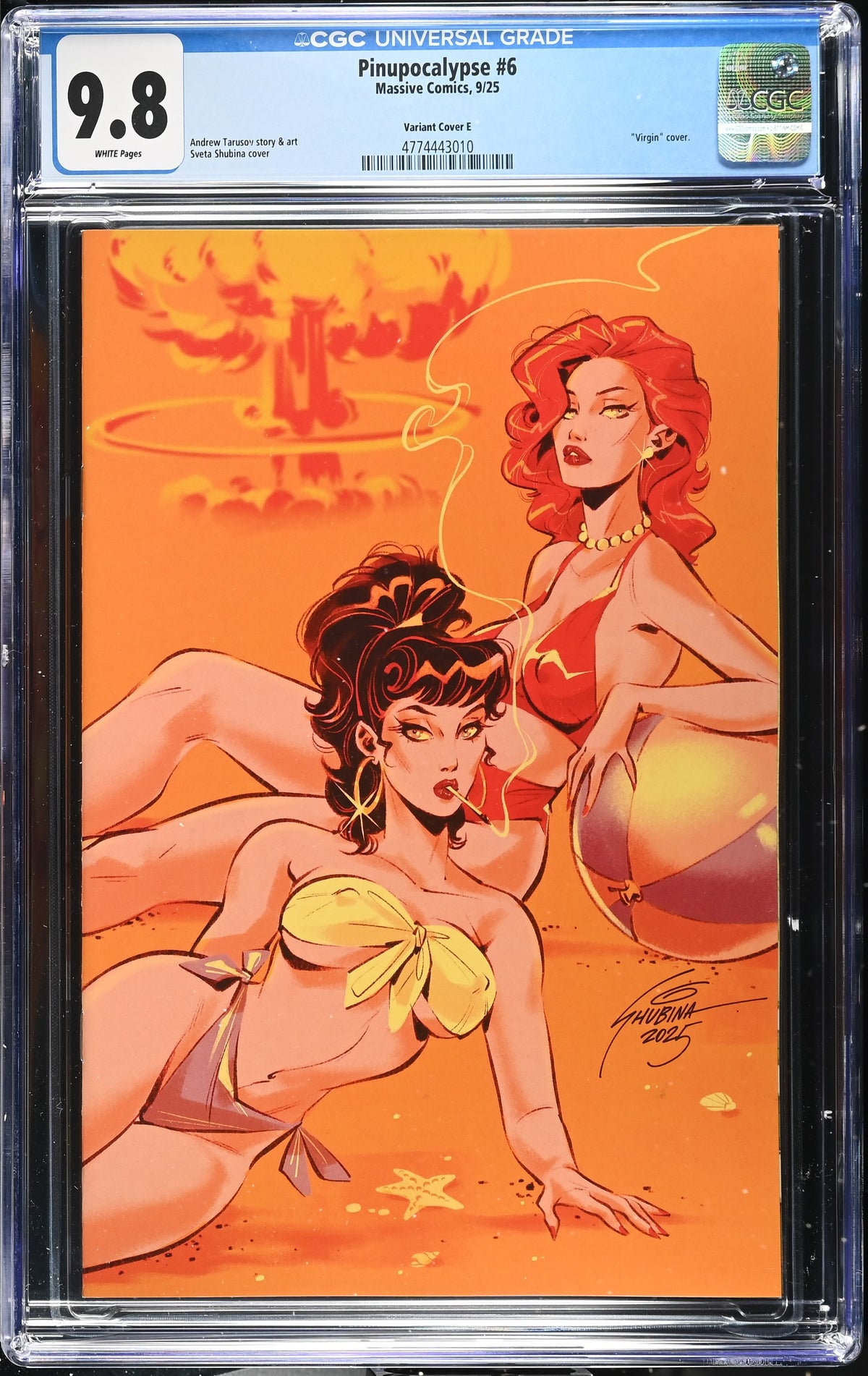 Pinupocalypse #6 (Cover E 1:25 Sveta Shubina Virgin Variant) CGC 9.8