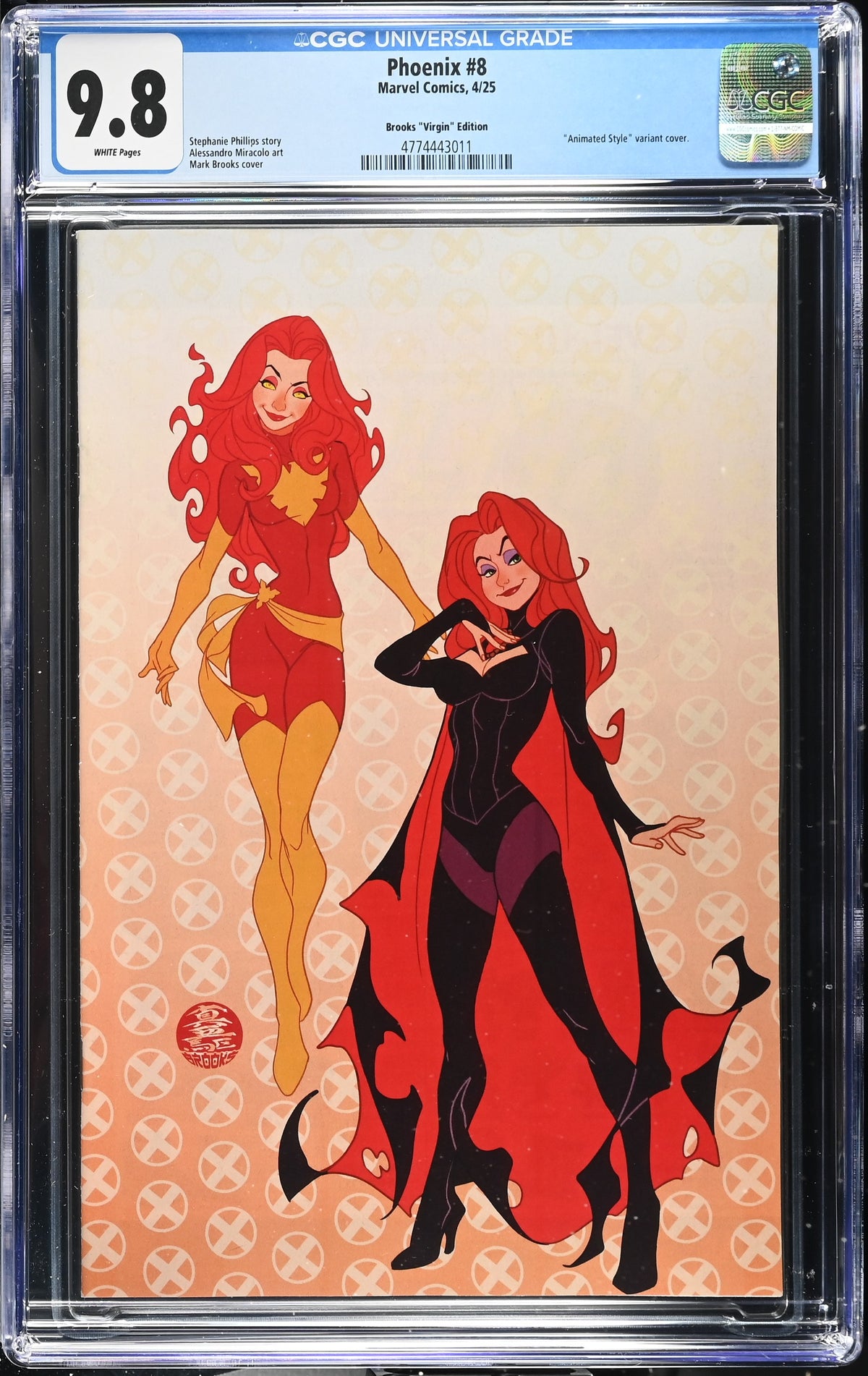 Phoenix #8 (1:50 Mark Brooks Animated-Style Virgin Variant) CGC 9.8