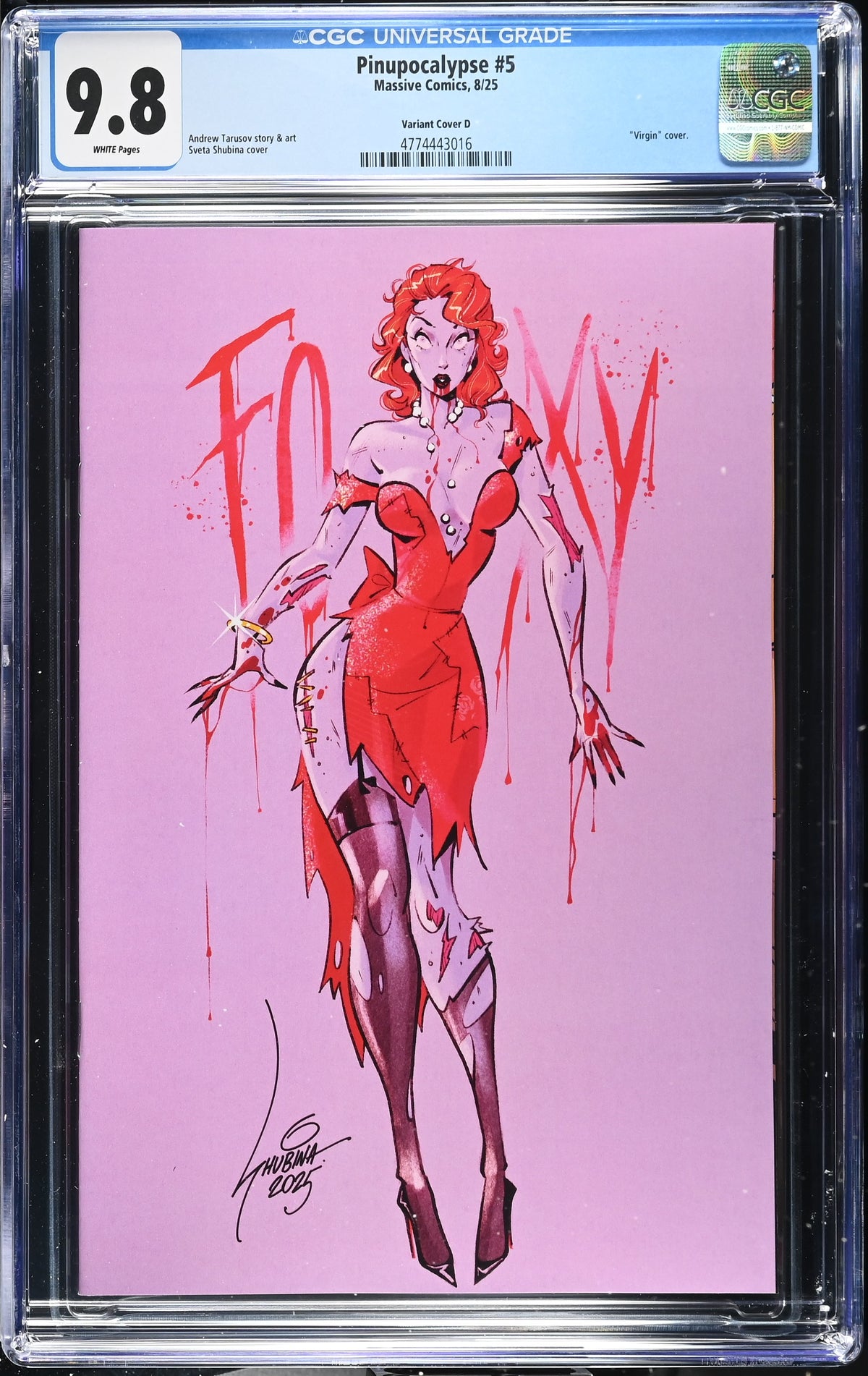 Pinupocalypse #5 (Cover D 1:25 Sveta Shubina Virgin Variant) CGC 9.8