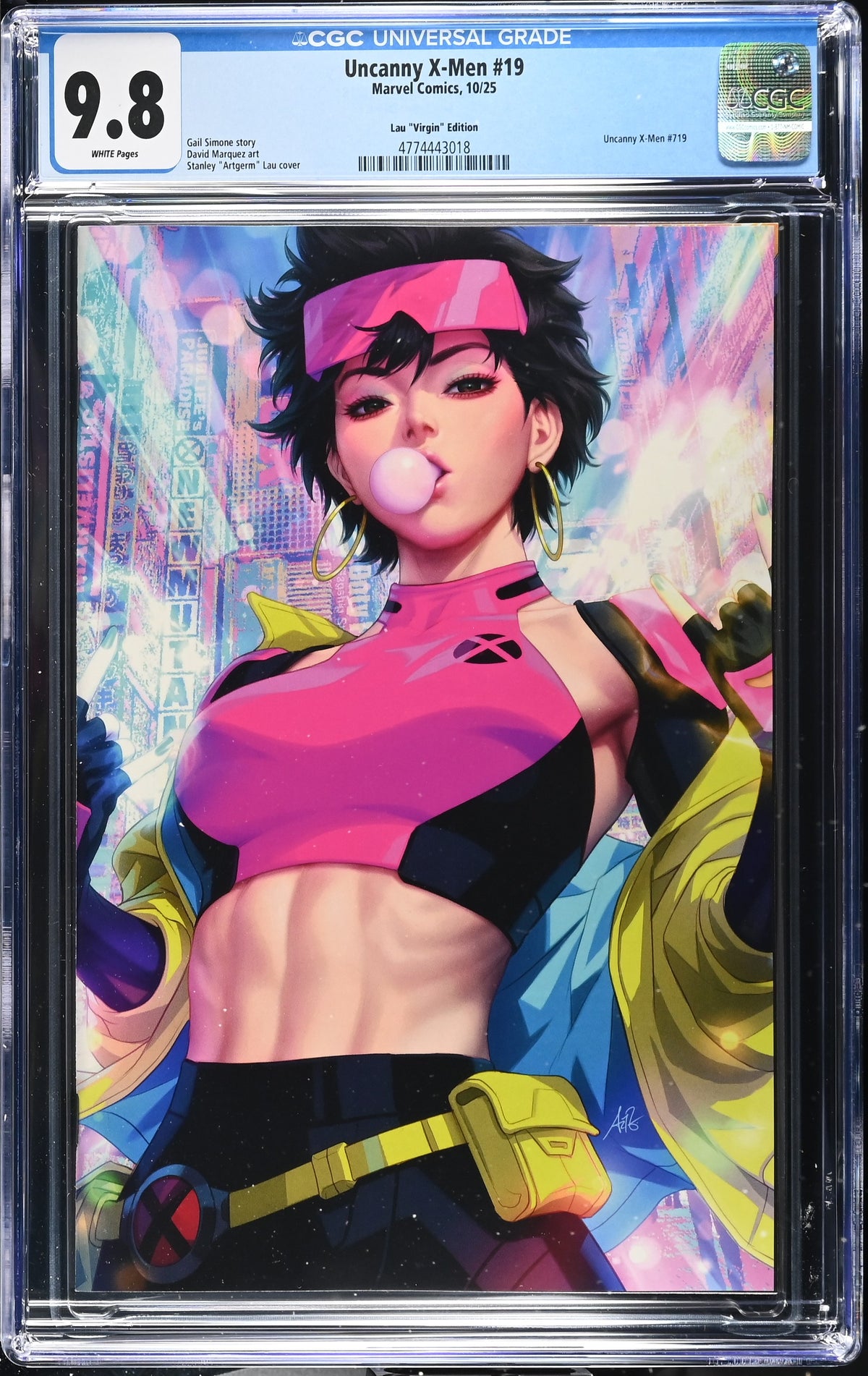 Uncanny X-Men #19 (1:100 Stanley 'Artgerm' Lau Virgin Variant) CGC 9.8