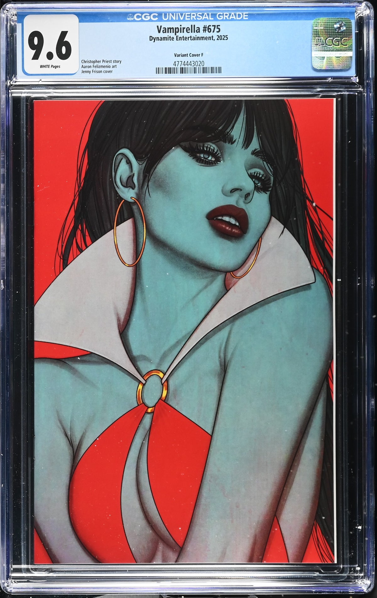 Vampirella #675 (Cover F Jenny Frison Virgin Variant) CGC 9.6