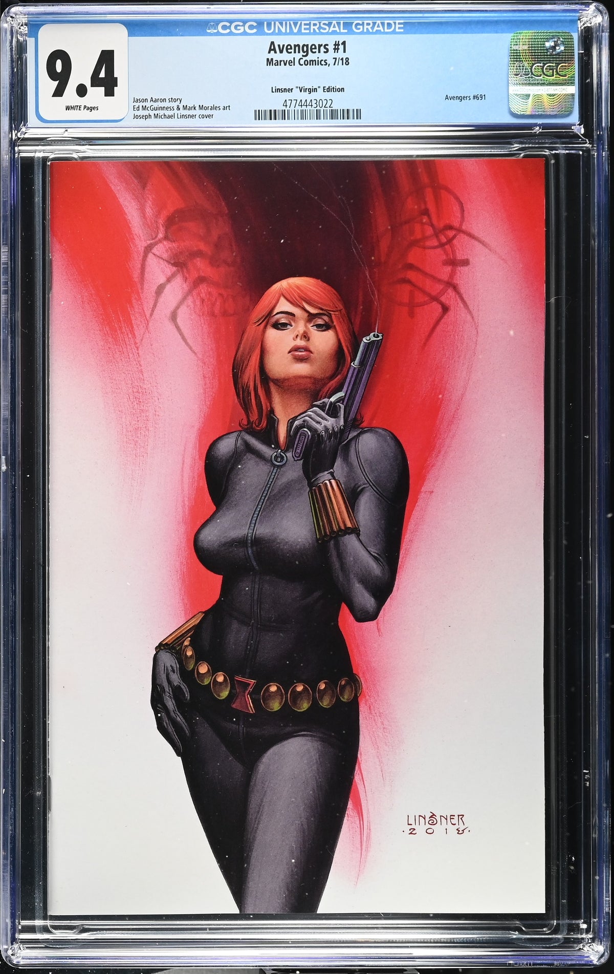 Avengers #1 (Linsner "Virgin" Edition) CGC 9.4