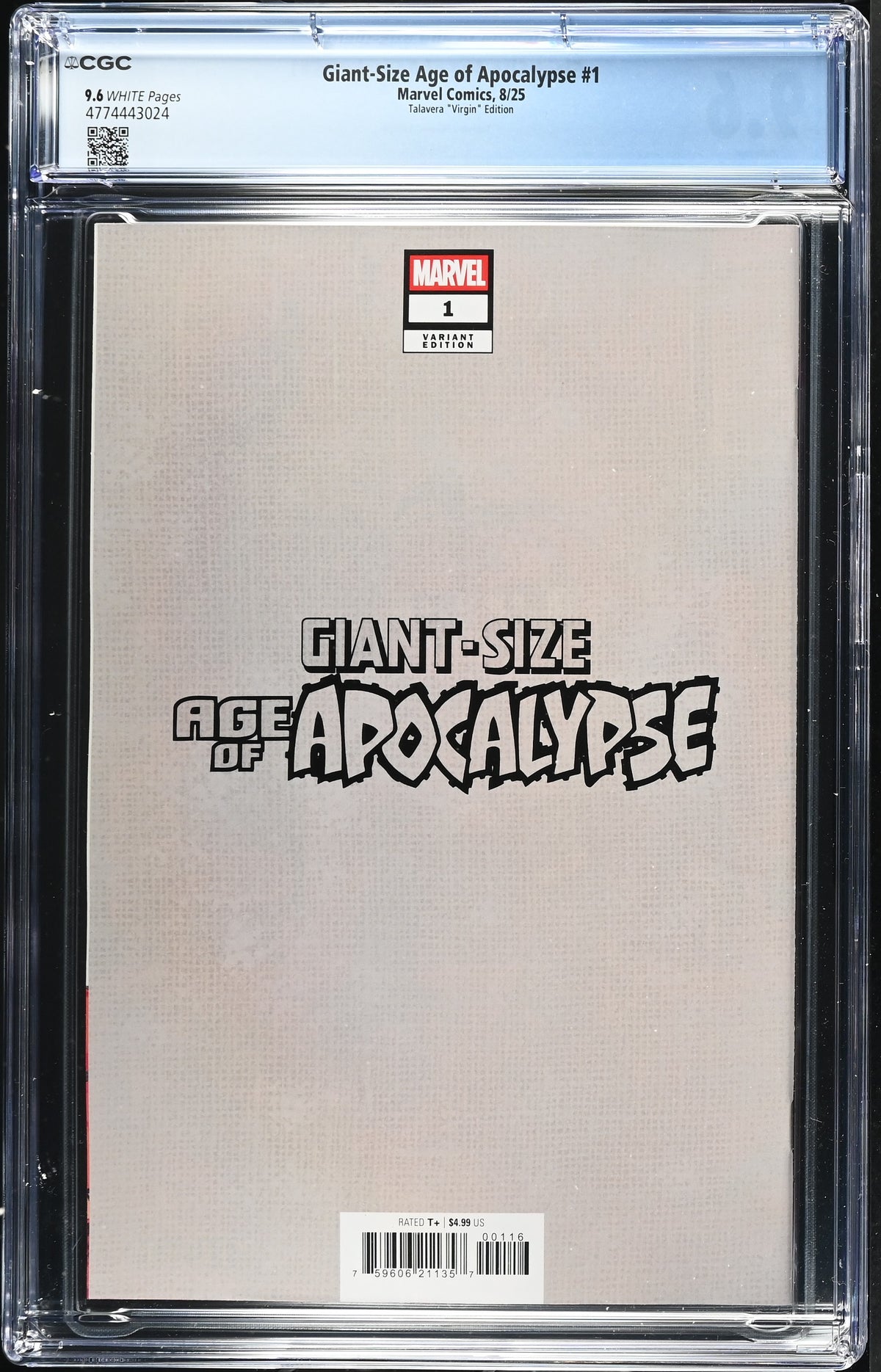 Giant-Size Age of Apocalypse #1 (1:50 Ivan Talavera Virgin Variant) CGC 9.6