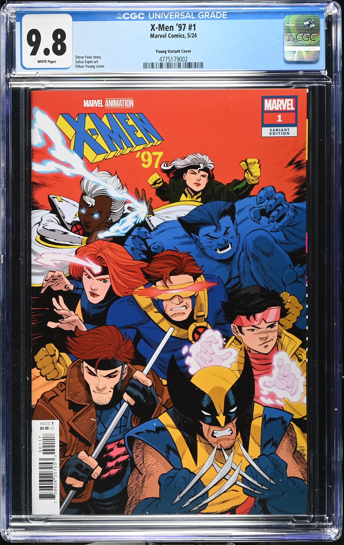 X-Men '97 #1 (1:25 Ethan Young Variant) CGC 9.8