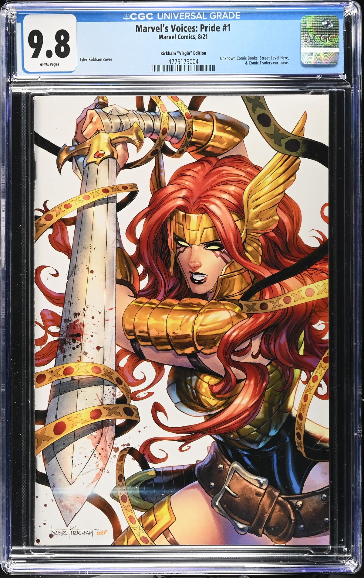 Marvel's Voices: Pride #1 (Kirkham "Virgin" Edition) CGC 9.8