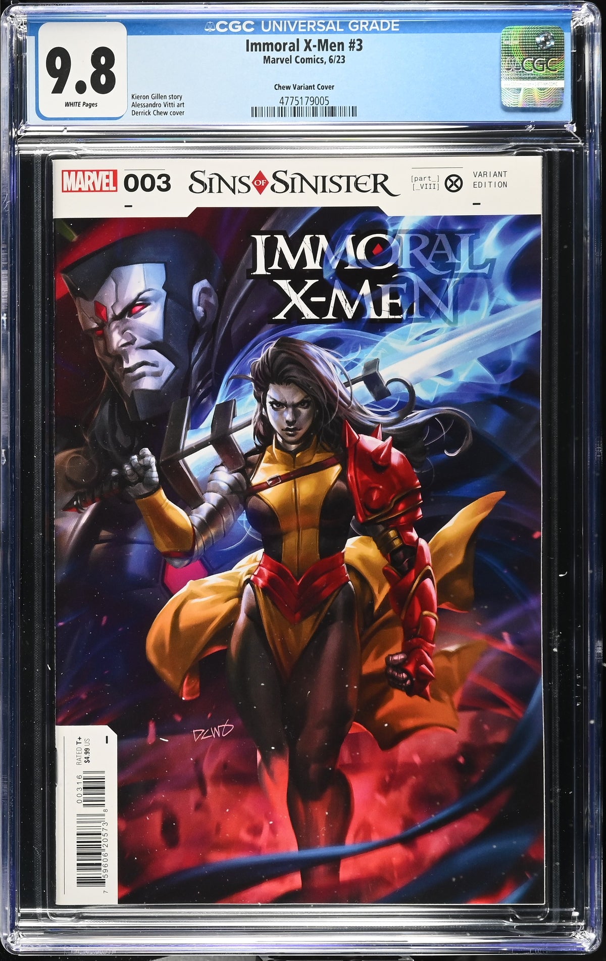 Immoral X-Men #3 (1:25 Derrick Chew Variant) CGC 9.8