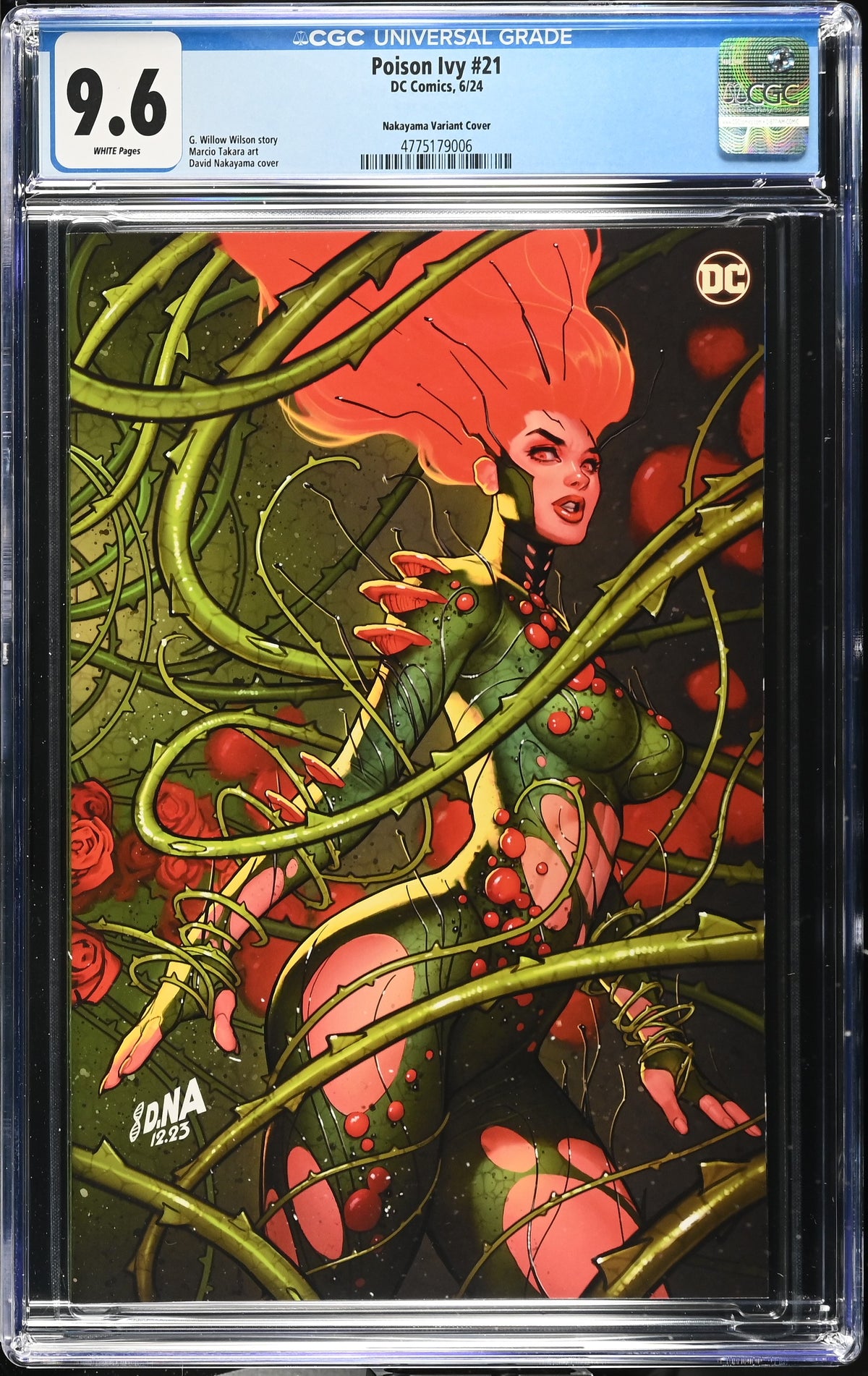 Poison Ivy #21 (Cover E 1:50 David Nakayama Connecting Virgin Variant) CGC 9.6