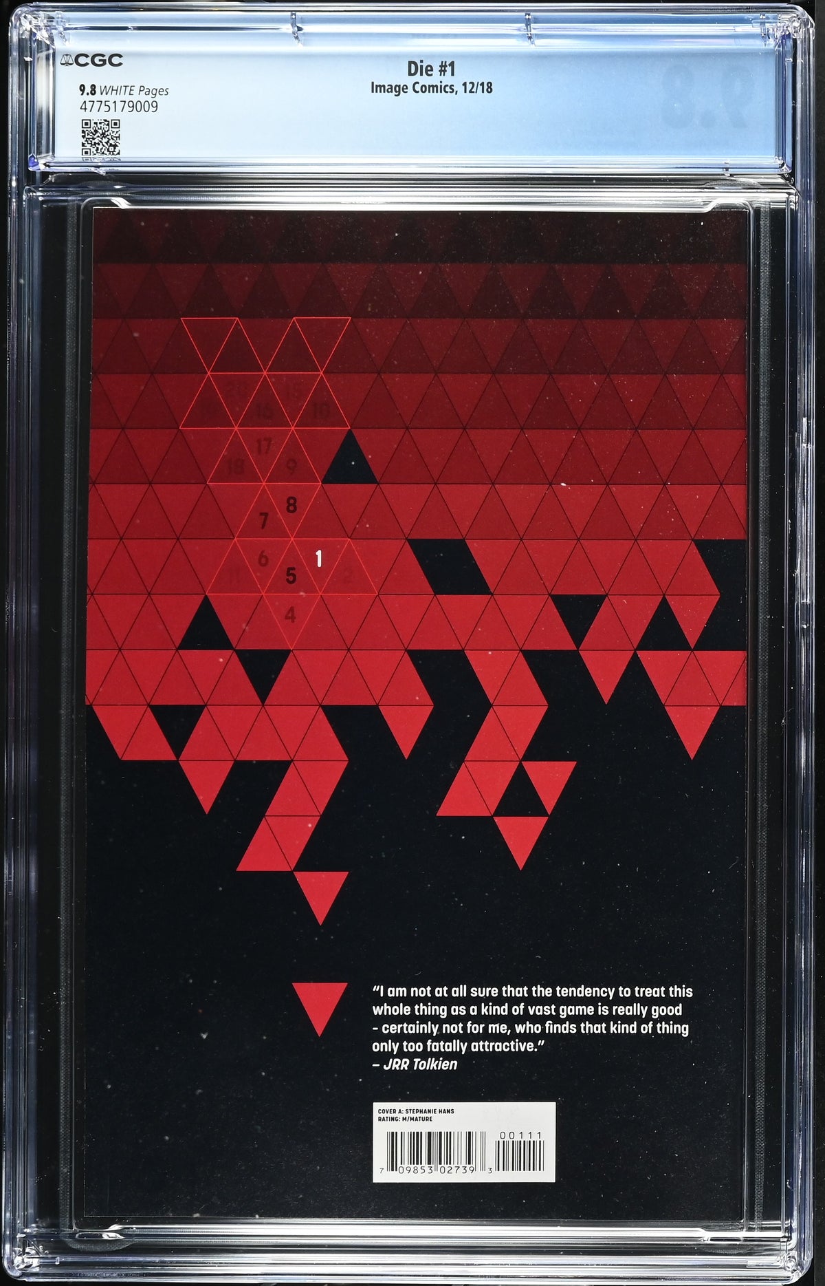 Die #1 CGC 9.8