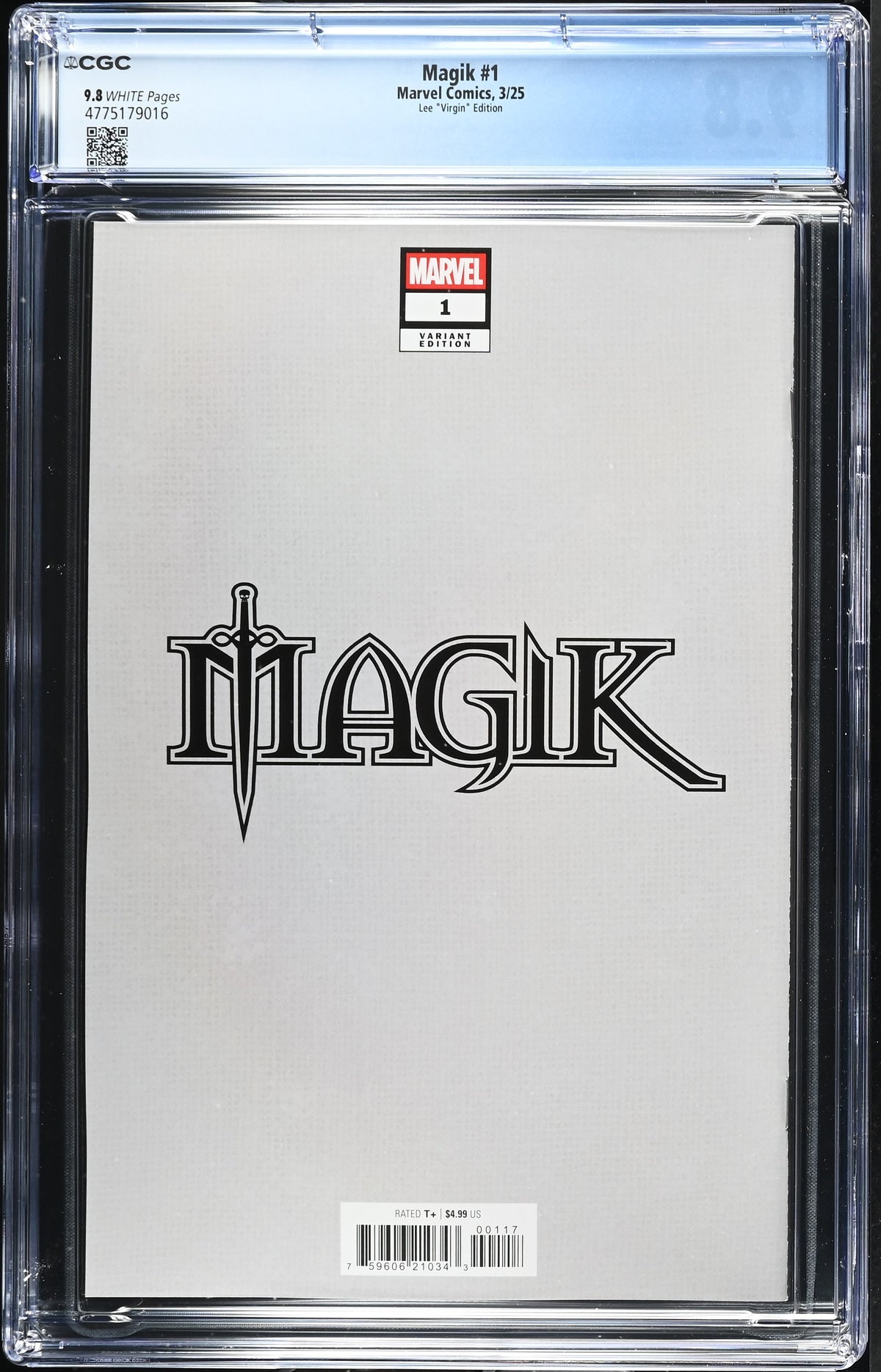 Magik #1 (1:100 JeeHyung Lee Virgin Variant) CGC 9.8