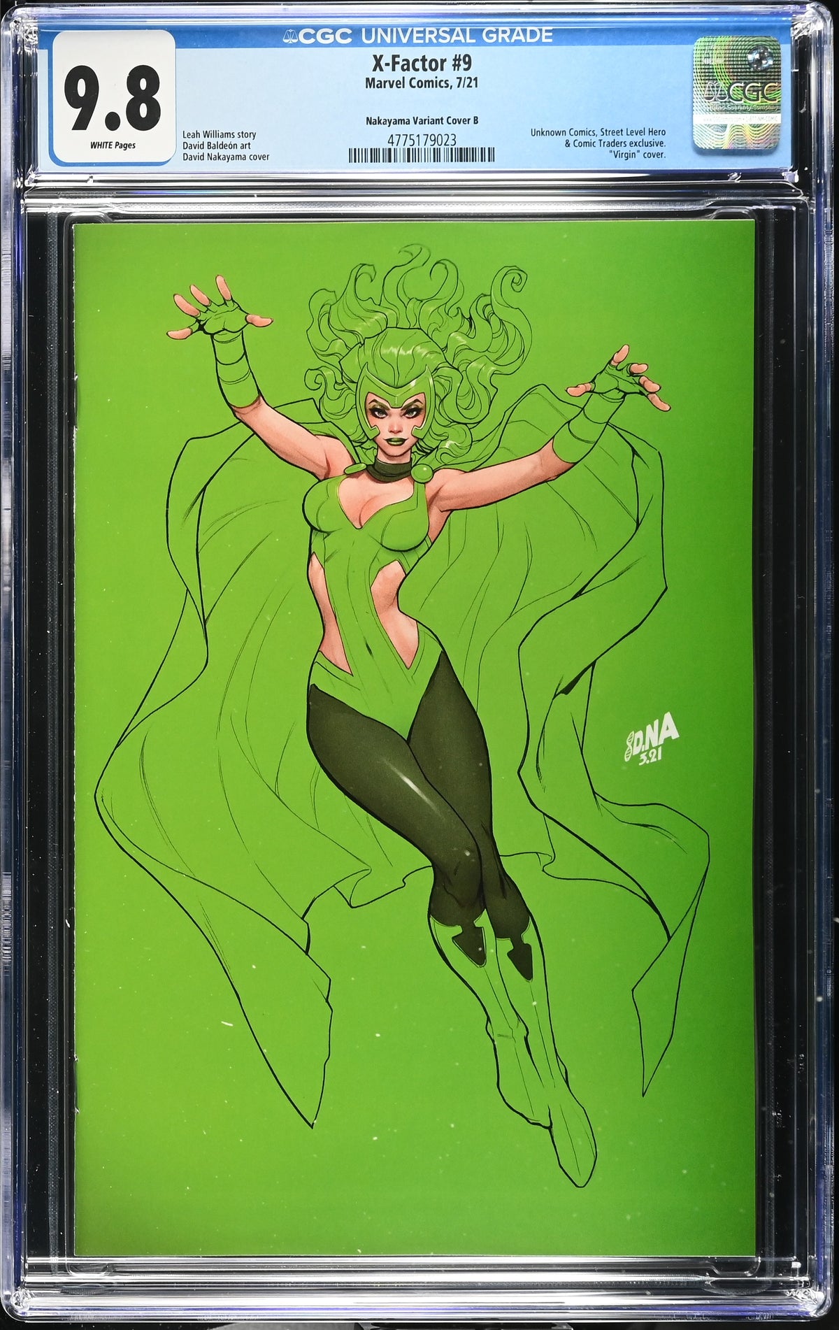 X-Factor #9 (Nakayama Variant Cover B) CGC 9.8