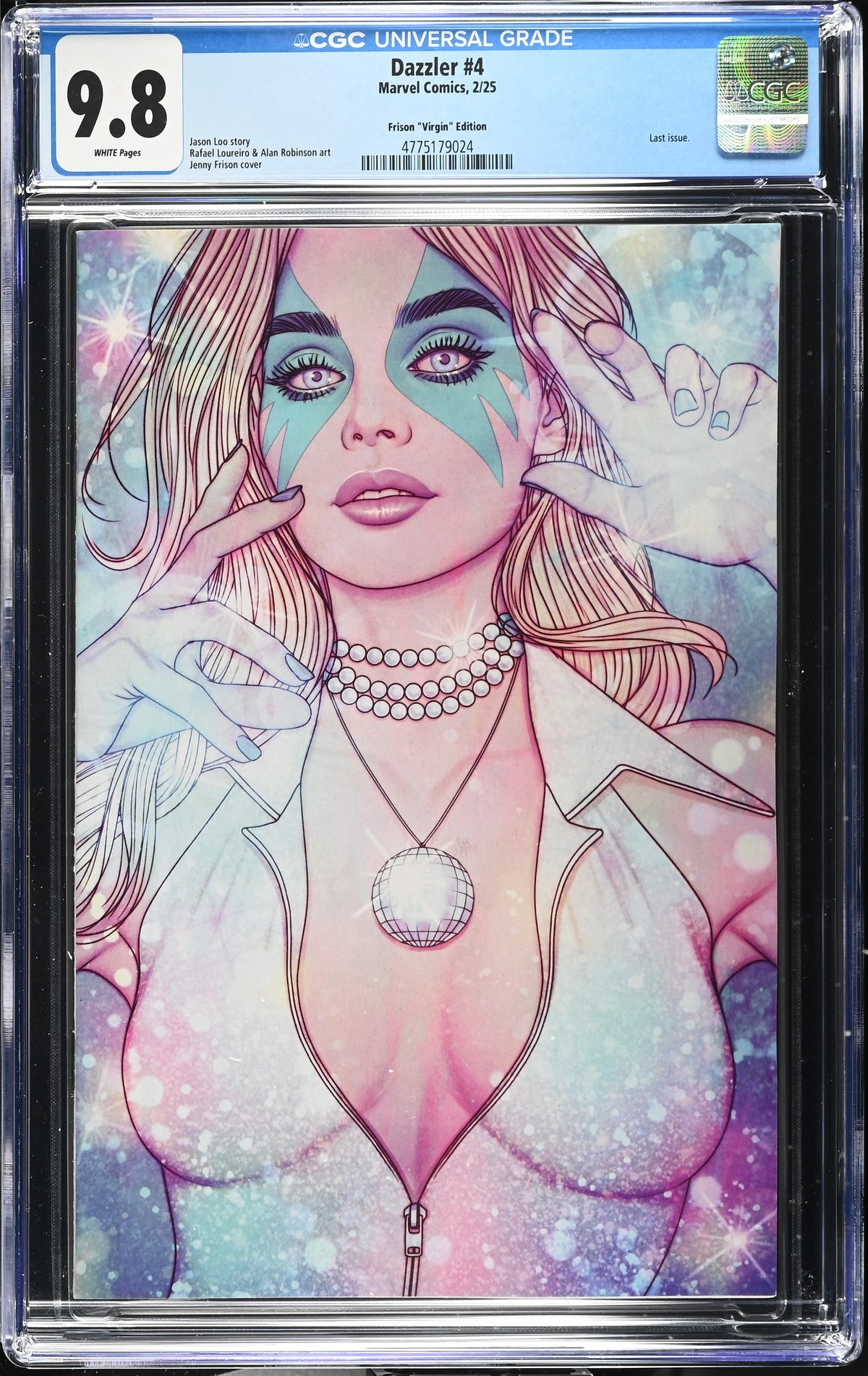 Dazzler #4 (Frison "Virgin" Edition) CGC 9.8